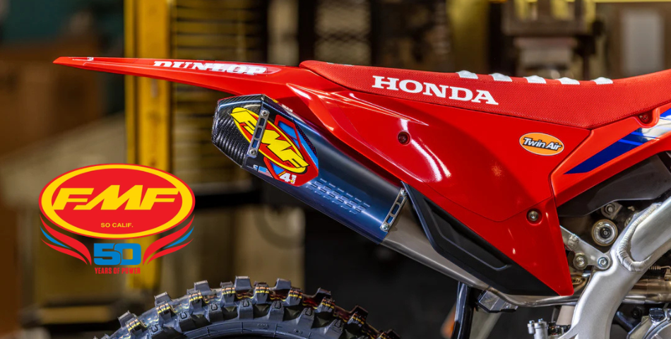 Silencieux FMF FACTORY 4.1 RCT Titanium anodized HONDA CRF 250 